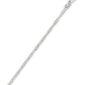 18K Gold 1.5mm Paperclip Chain