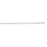 14K Gold 3.2mm Lite Oval Rolo Chain