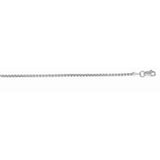 14K Gold 1.3mm Lite Round Box Chain