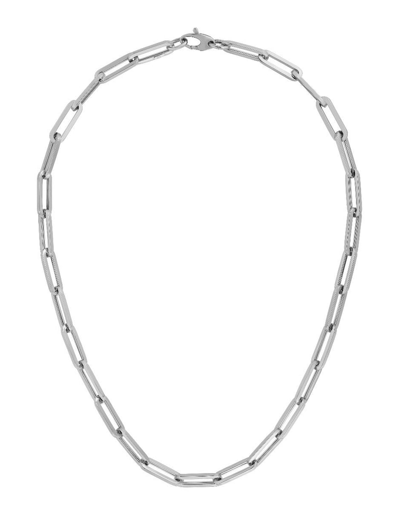 14K Gold 6.1mm Paperclip Chain 