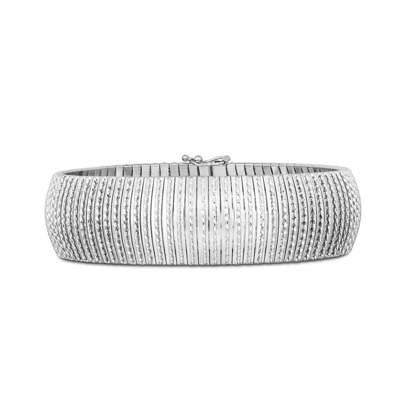 14K Bold Diamanté Flex Bracelet