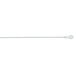 14K Gold 0.97mm Oval Cable Chain