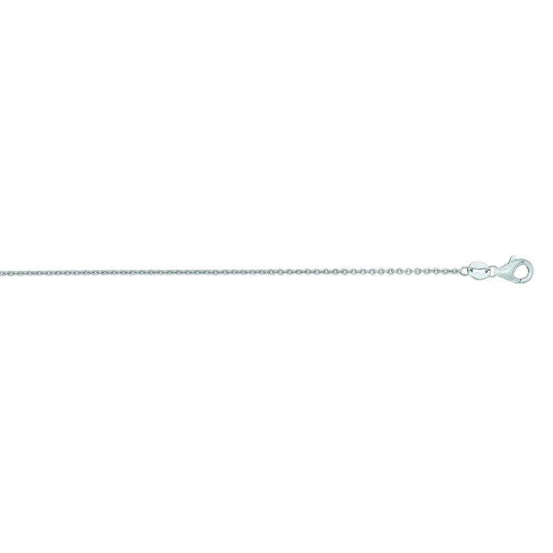 14K Gold 1.1mm Oval Cable Chain