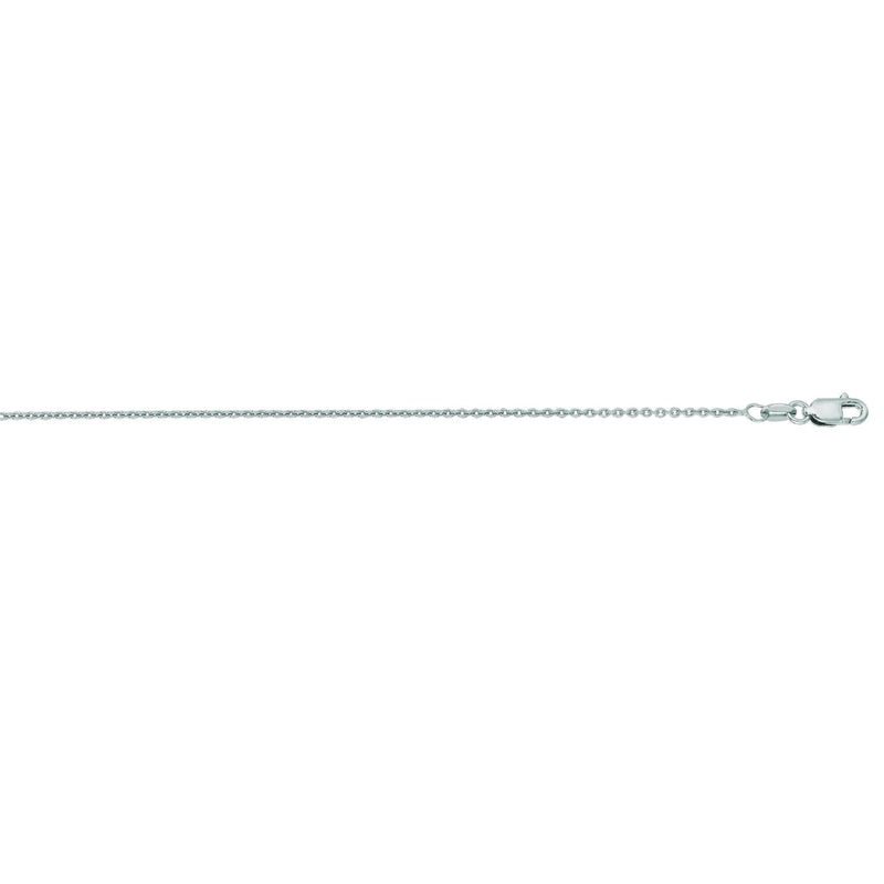 14K Gold 1.2mm Oval Cable Chain