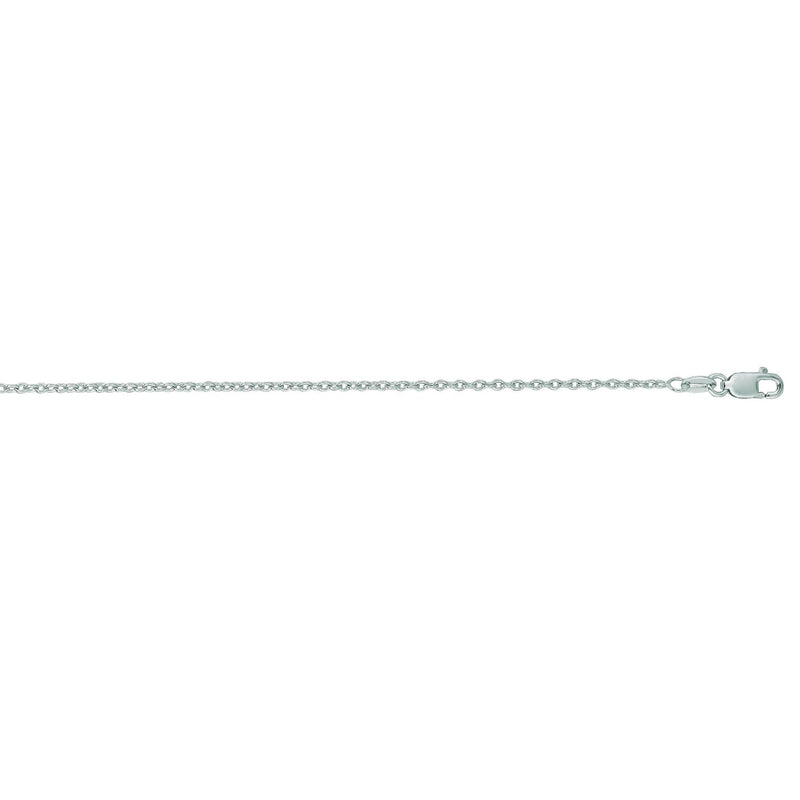 14K Gold 1.5mm Oval Cable Chain 