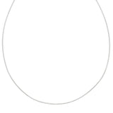 14K Gold 1mm Round Omega with Screw off Lock
