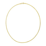 14K Gold 2mm Classic Omega 