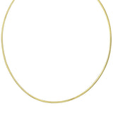 14K Gold 2mm Classic Omega 