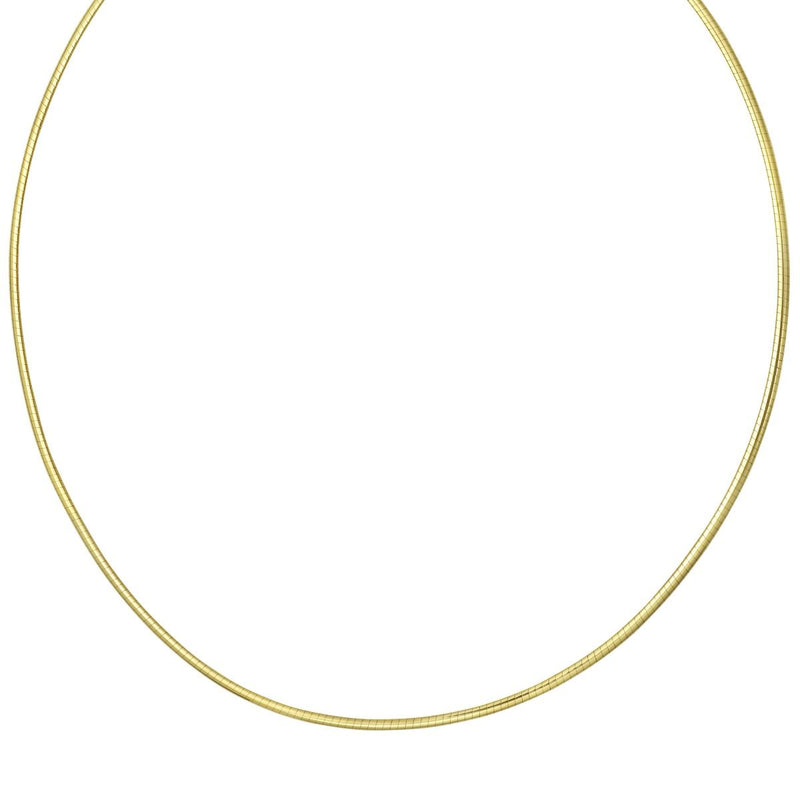 14K Gold 2mm Classic Omega 