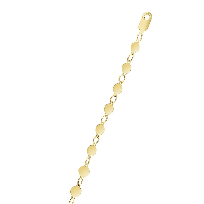 14K Gold Mirror Chain