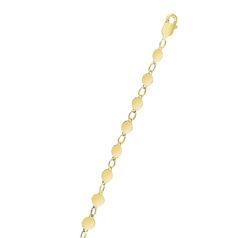 14K Gold Mirror Chain