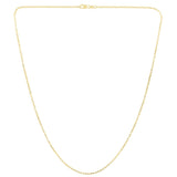 10K Gold 1.3mm French Cable Chain