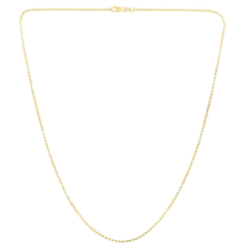 10K Gold 1.3mm French Cable Chain