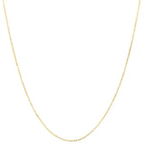 10K Gold 1.3mm French Cable Chain