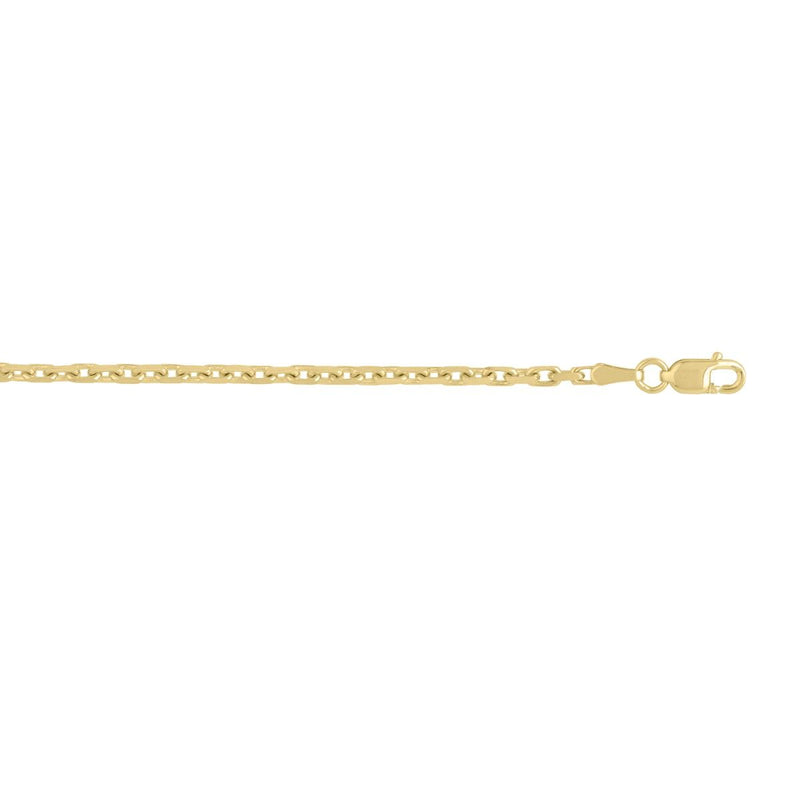 10K Gold 1.9mm French Cable Chain