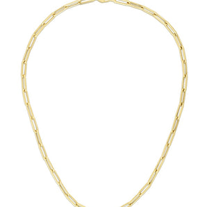 10K Gold 4.2mm Lite Paperclip Chain