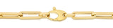 10K Gold 4.2mm Lite Paperclip Chain