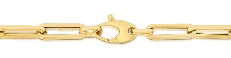 10K Gold 4.2mm Lite Paperclip Chain