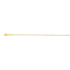 10K Gold .6mm Wheat Chain 