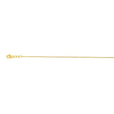 10K Gold .6mm Wheat Chain 
