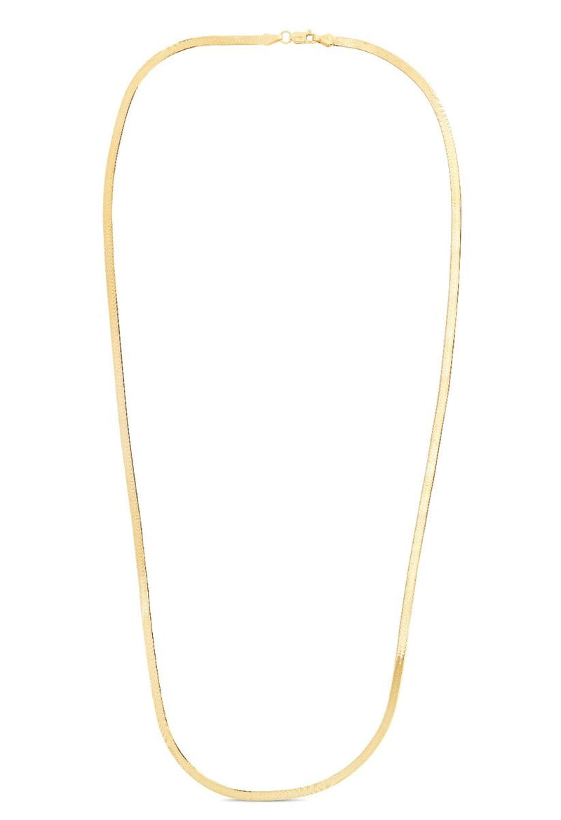 10K Gold 2.8mm Herringbone Chain