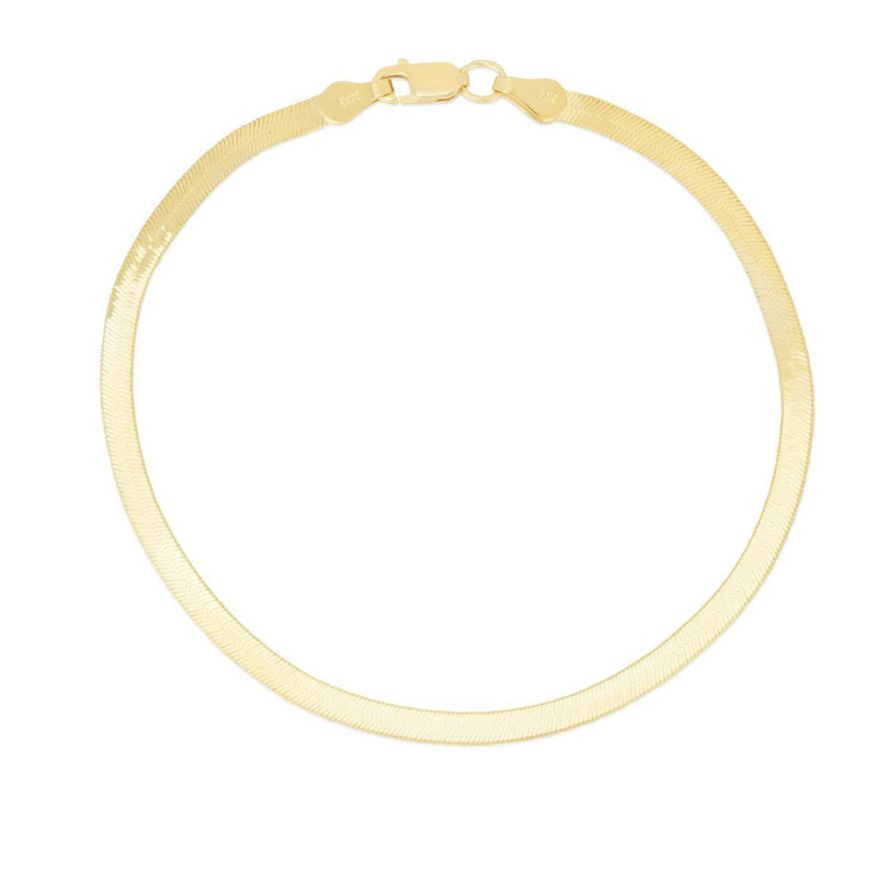 10K Gold 2.8mm Herringbone Chain