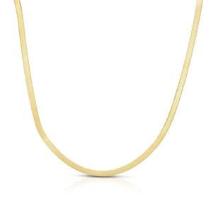 10K Gold 2.8mm Herringbone Chain