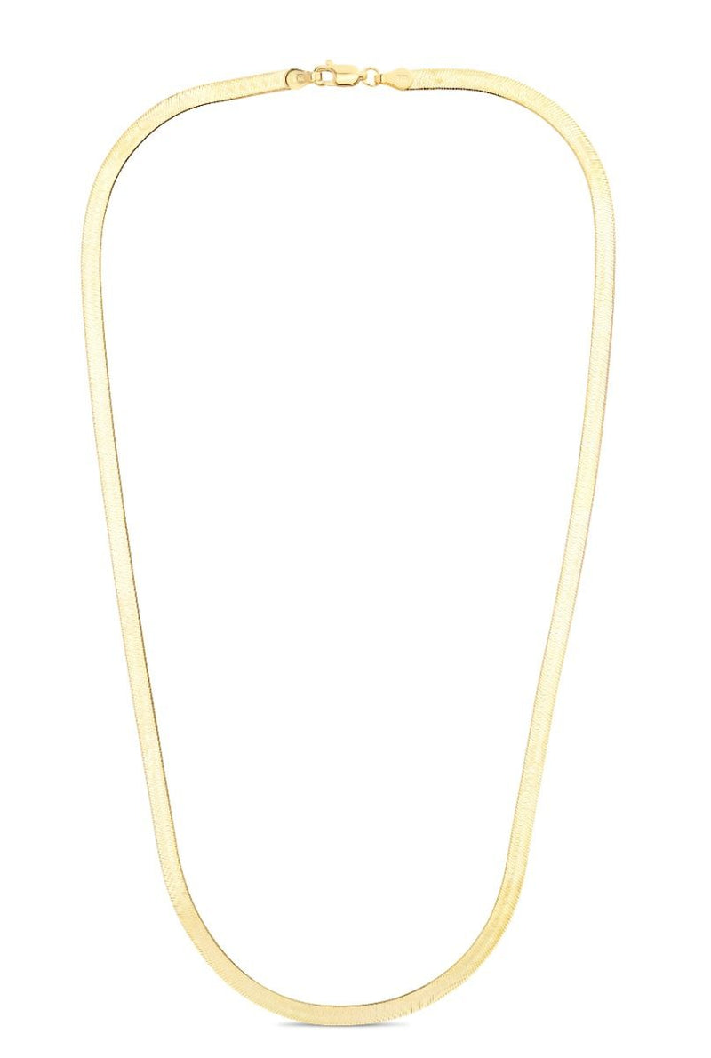 10K Gold 3.8mm Herringbone Chain