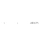  .8mm Extendable Diamond Cut Cable Chain 
