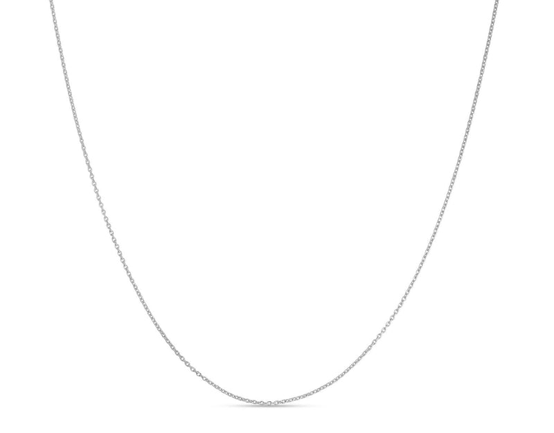 10K Gold .85mm Double Extendable Oval Cable Chain 