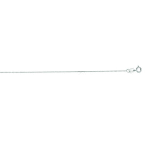 10K Gold .5mm Diamond Cut Flat Cable Chain 